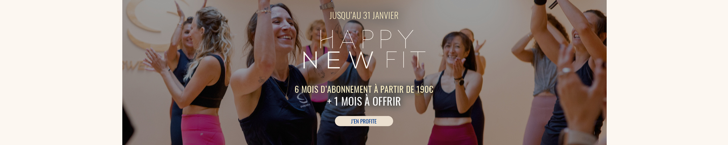 L'offre Happy New Fit jusqu'au 31 décembre 2026